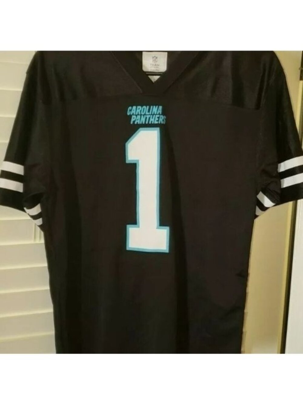 CAROLINA PANTHERS cam newton #1 youth XL 18/20 jersey team apparel